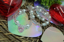 Load image into Gallery viewer, Magical pink heart necklace