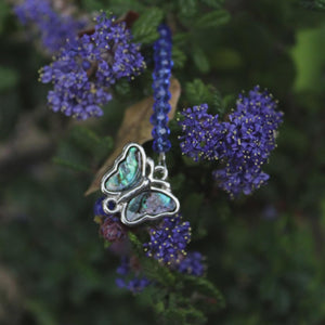 Abalone butterfly bracelet