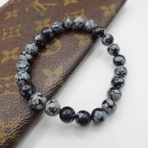 Obsidian black bracelet