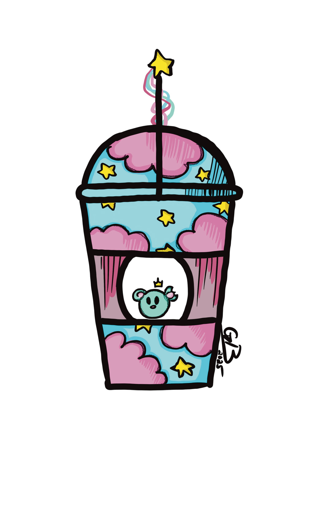 Gummy bucks sticker