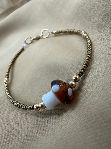 Mushroom fall bracelet