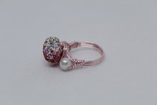 Load image into Gallery viewer, Heart bead ring