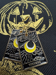 Tarot card earrings