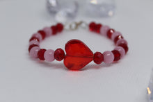 Load image into Gallery viewer, Red sparkle bracelet