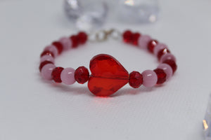 Red sparkle bracelet