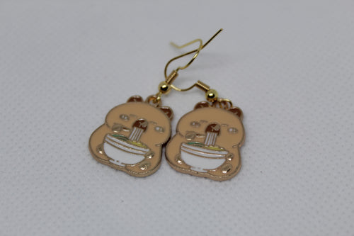 Capybara earrings