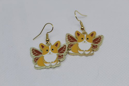 Dog earrings