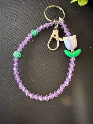 Flower keychain