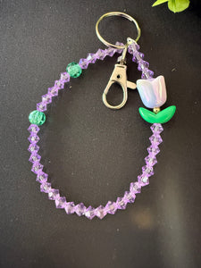Flower keychain