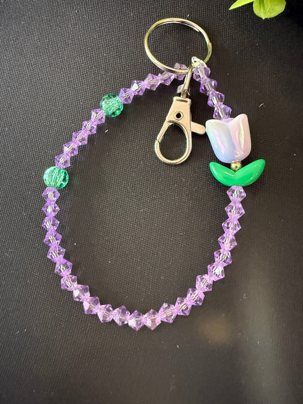 Flower keychain