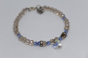 Swarovski heart bracelet