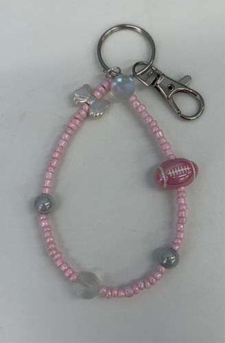 Football keychain/ phone charm