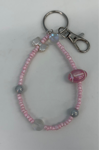 Football keychain/ phone charm