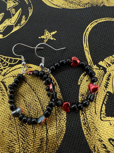 Halloween hoop earrings