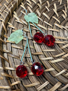 Cherry earrings