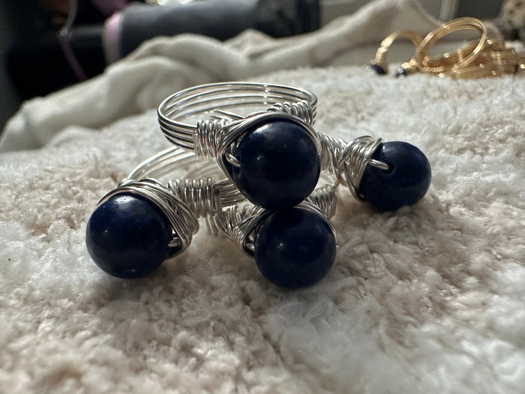 Lapis lazuli ring