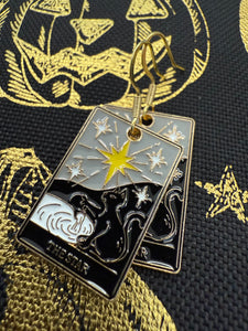 Tarot card earrings