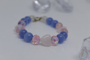 Vday rose quartz bracelet