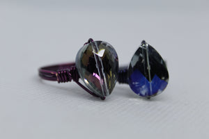 Sparkle glass ring
