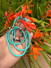 Load image into Gallery viewer, Turquoise glasses chain