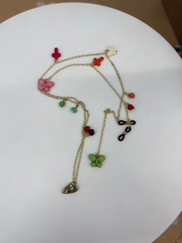 Día de los muertos glasses chain