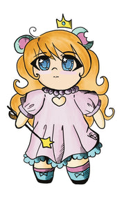 Chibi queen gummy sticker