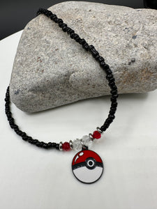 Pokémon ball necklace