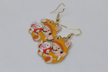 Load image into Gallery viewer, Mini mario earrings