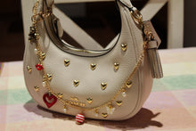 Load image into Gallery viewer, Valentine’s Day purse charm bangle