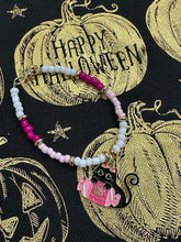 Load image into Gallery viewer, Halloween black kitty bracelets