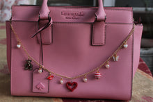 Load image into Gallery viewer, Valentine’s Day purse charm bangle