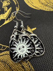 Coffee and spell earrings