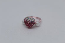 Load image into Gallery viewer, Heart bead ring