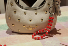 Load image into Gallery viewer, Red heart keychain