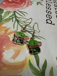 Baby Yoda earrings