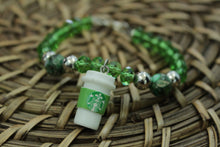 Load image into Gallery viewer, Green Starbies cup bracelet 01