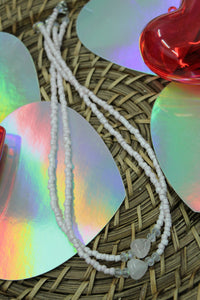 Rose quartz necklace