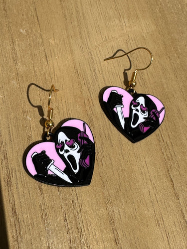 Scream earrings