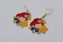Load image into Gallery viewer, Mini mario earrings