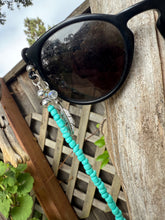 Load image into Gallery viewer, Turquoise glasses chain