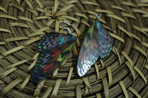 Butterfly dangle earrings