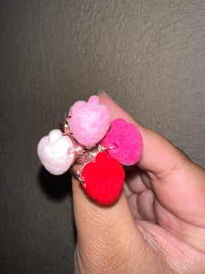 Velvet strawberry rings!