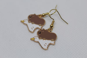 Capybara earrings