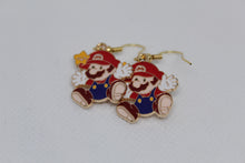 Load image into Gallery viewer, Mini mario earrings