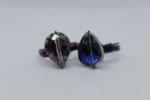 Sparkle glass ring