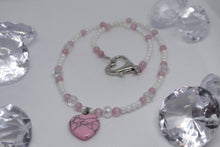 Load image into Gallery viewer, Pink heart necklace