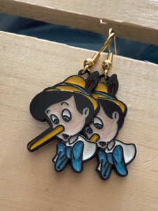 pinocchio earrings
