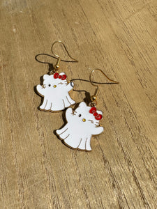 Hello kitty Halloween earrings