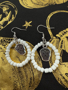 Halloween hoop earrings