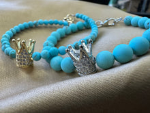 Load image into Gallery viewer, Turquoise crown bracelet